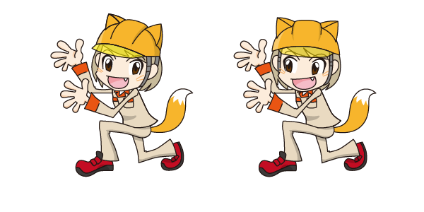 キャラクター事例 3頭身キラキラ キャラクター事例 3頭身キラキラ