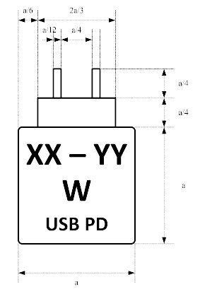 USB PDのラベル