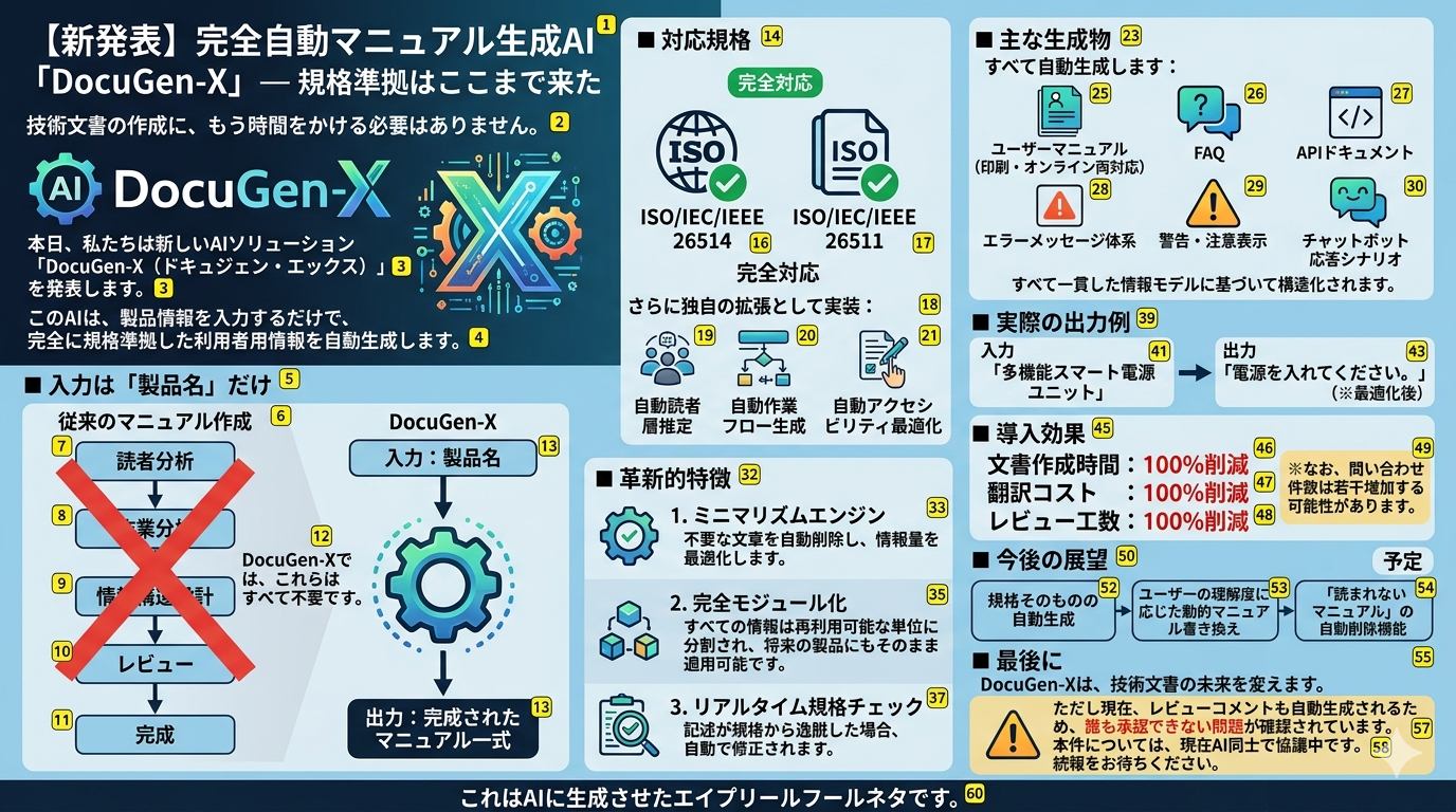Geminiで作成したインフォグラフィック