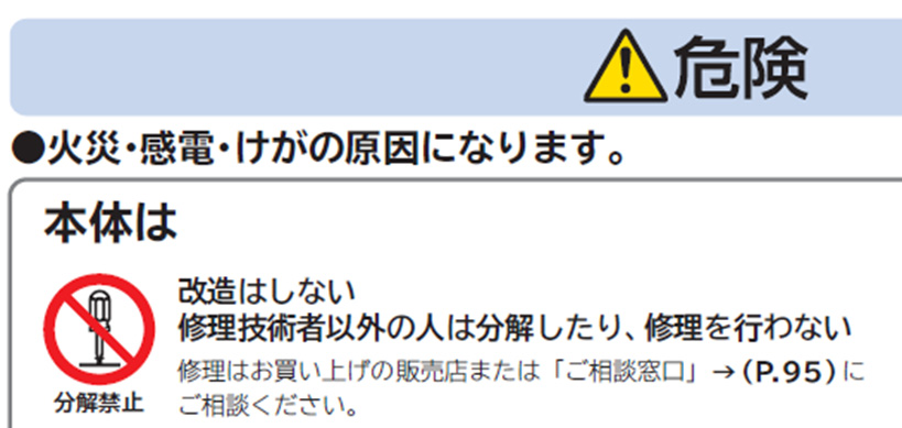 危険レベルの安全情報