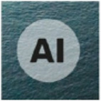 AIアイコン WHITE 50%の使用例