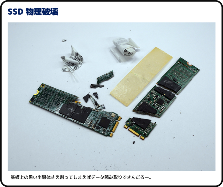 SSD 物理破壊